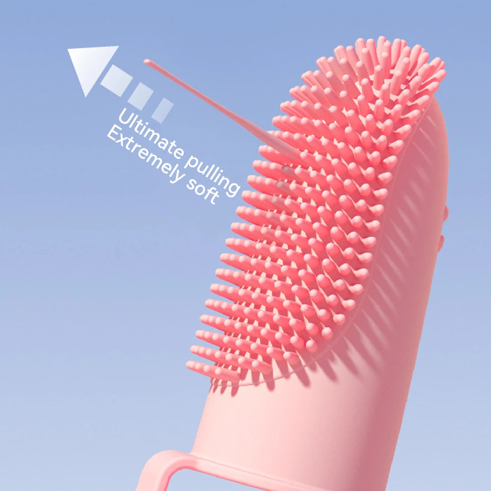Super Soft Two Finger Toothbrush for Dogs, Pet Teeth Cleaning,