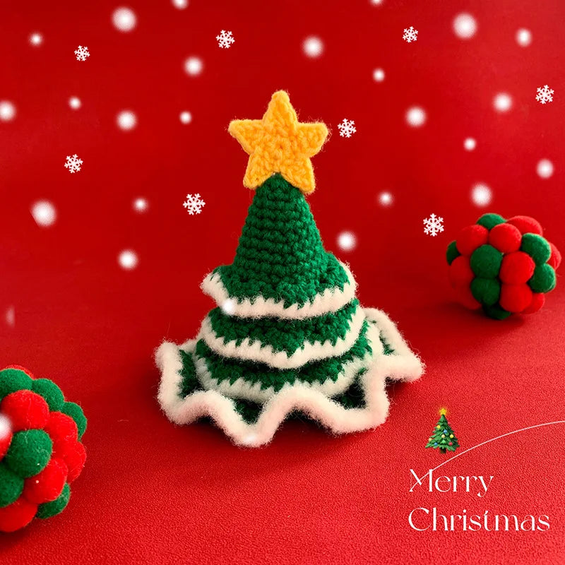 Handmade Christmas hat gift photo accessories