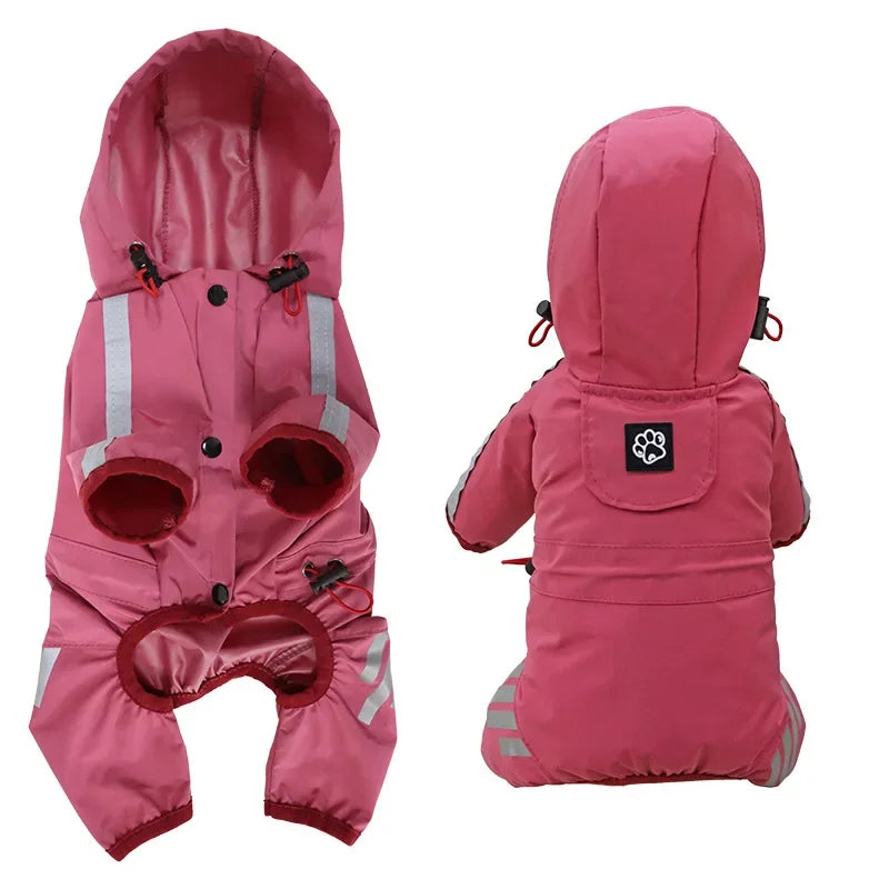 Pet Raincoats Reflective Waterproof