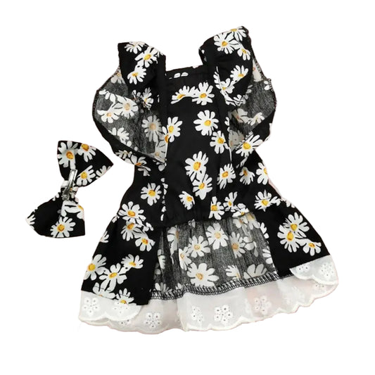 Lace princess dress for cats and dogs