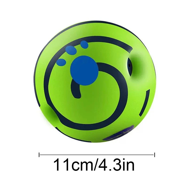 Toy for dogs, a ball that attracts the dog's attention.