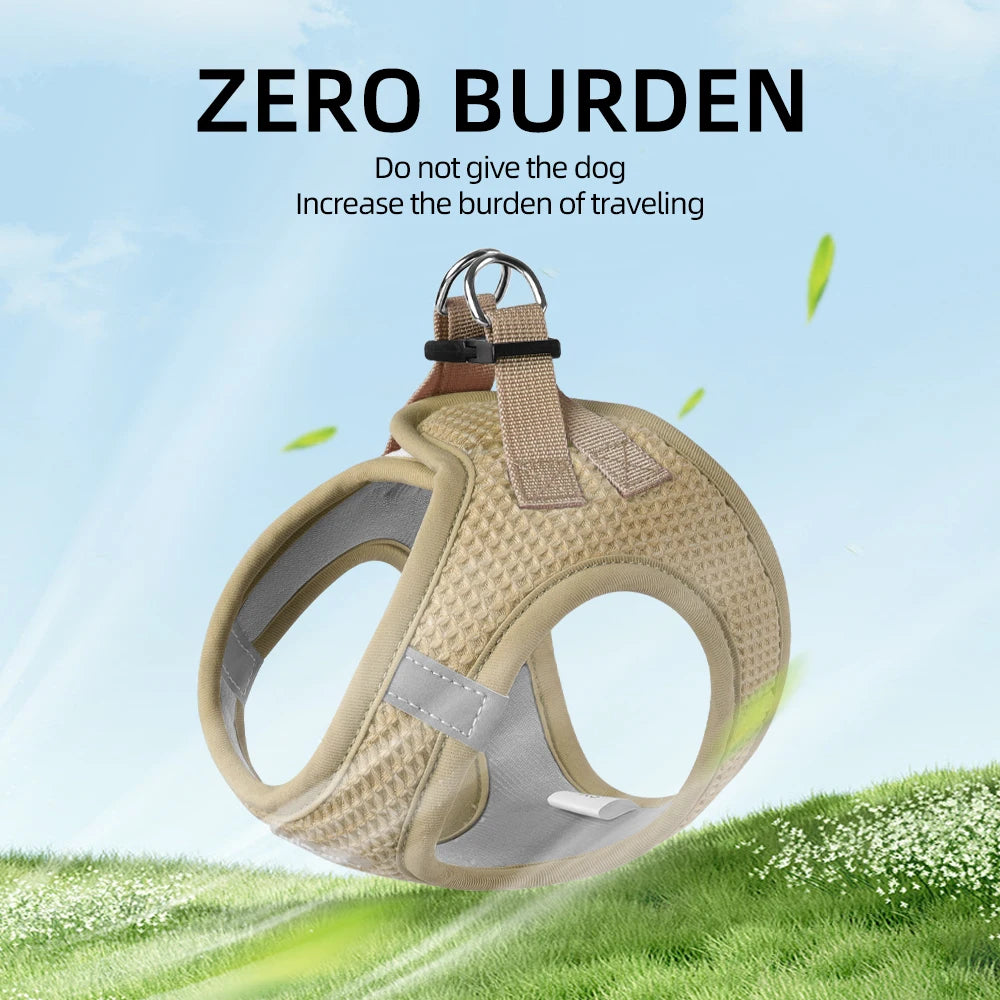 Reflective Pet Harness with Leash